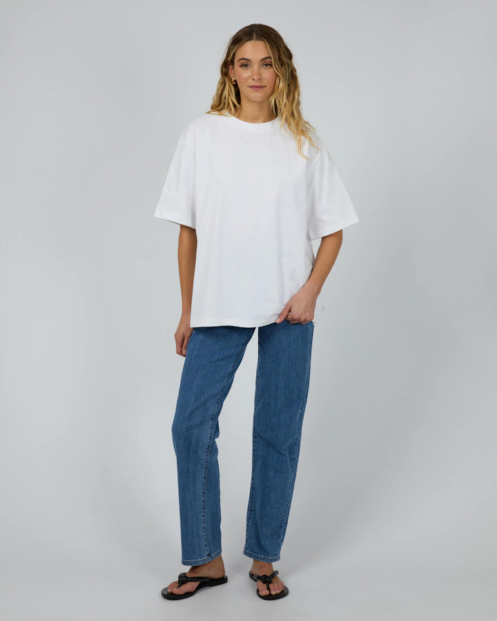 Silent Theory - Core Oversized Tee White