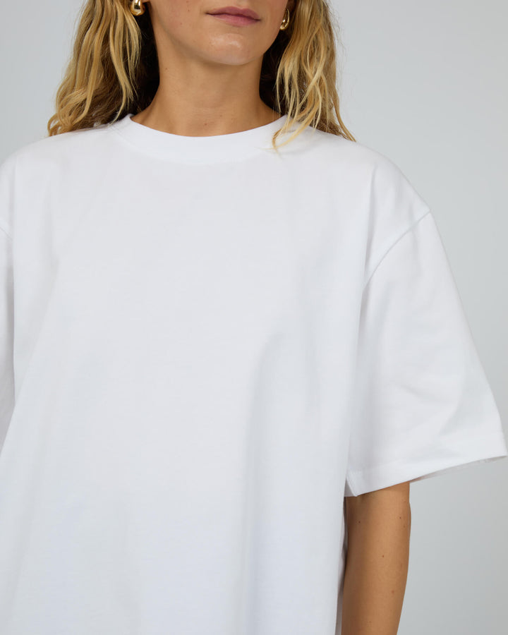 Silent Theory - Core Oversized Tee White