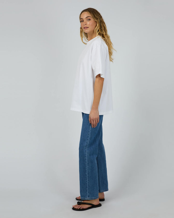 Silent Theory - Core Oversized Tee White