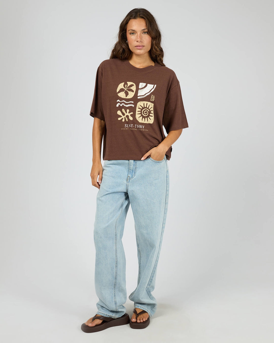 Silent Theory - Eternal Relaxed Tee Brown