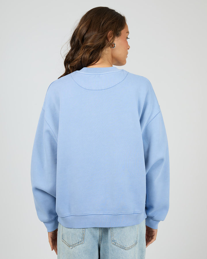 Silent Theory - Logo Crew Light Blue