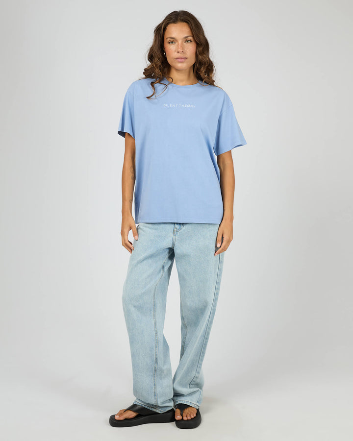 Silent Theory - Logo Tee Light Blue