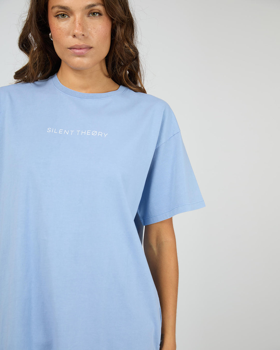 Silent Theory - Logo Tee Light Blue