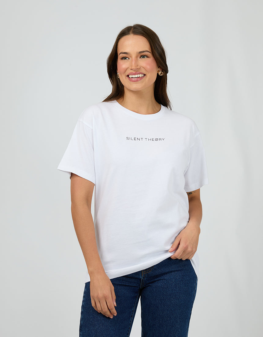 Silent Theory - Logo Tee White