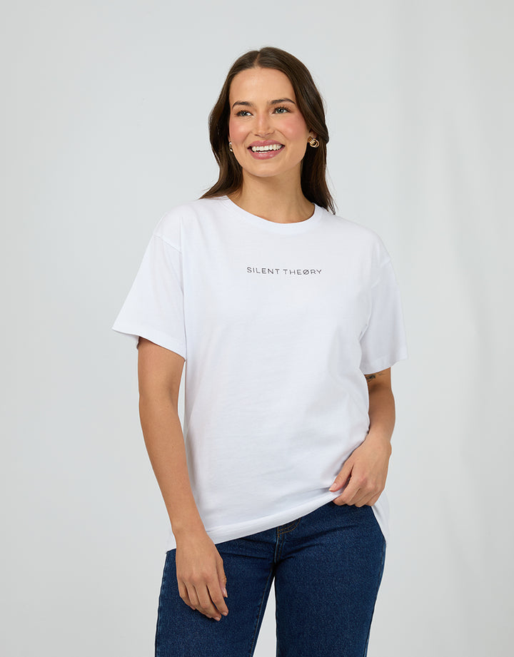 Silent Theory - Logo Tee White