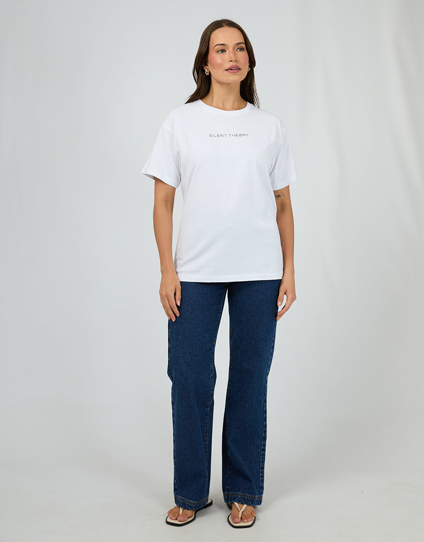 Silent Theory - Logo Tee White