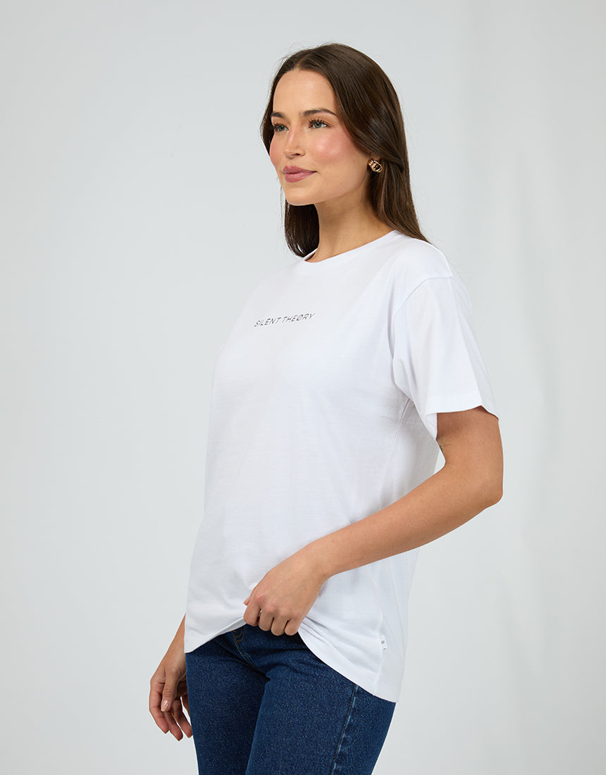 Silent Theory - Logo Tee White