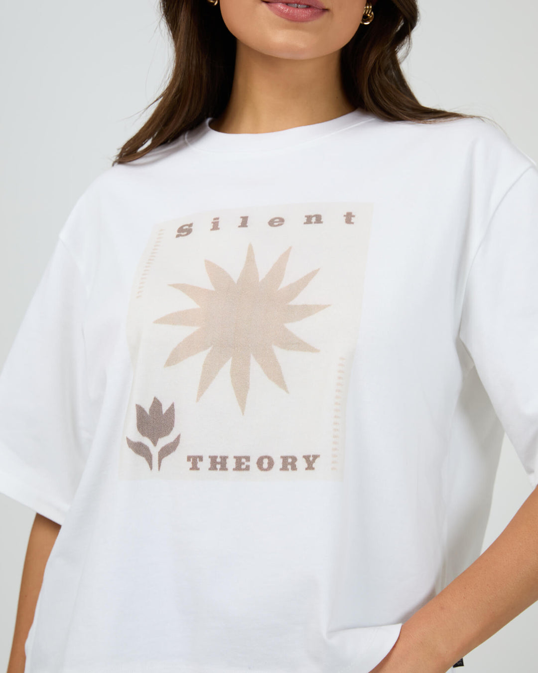 Silent Theory - Poster T-Shirt White