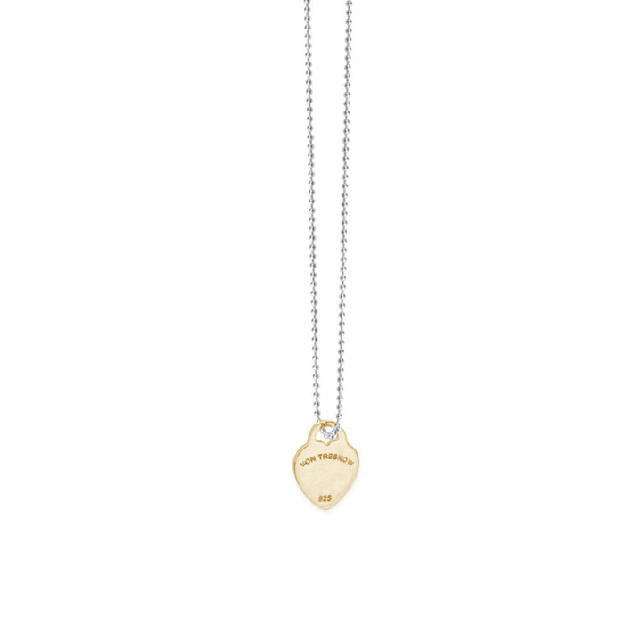 Von Treskow - VT Flat Heart Necklace Gold