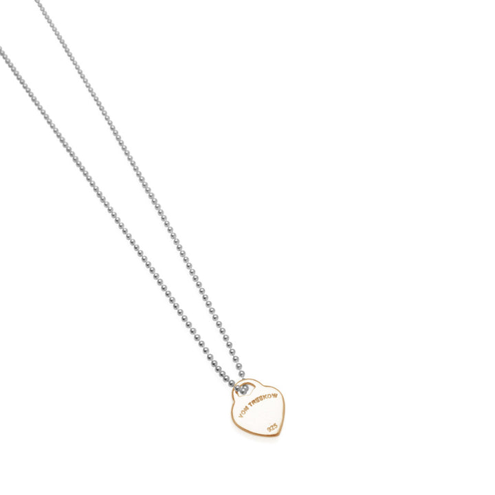 Von Treskow - VT Flat Heart Necklace Gold