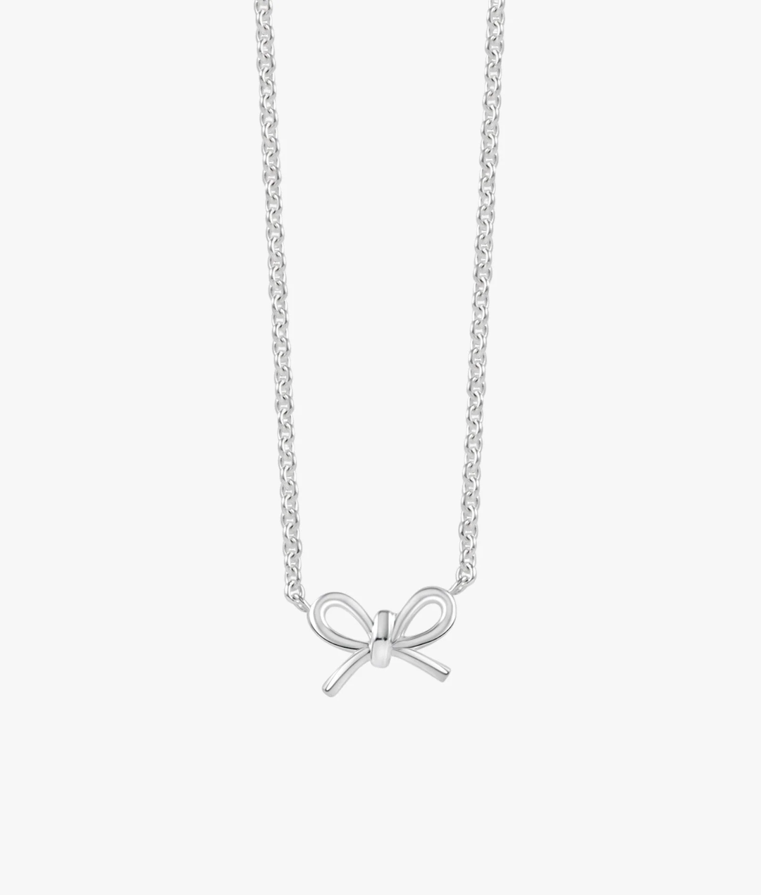 Von Treskow - Belcher Bow Necklace Silver