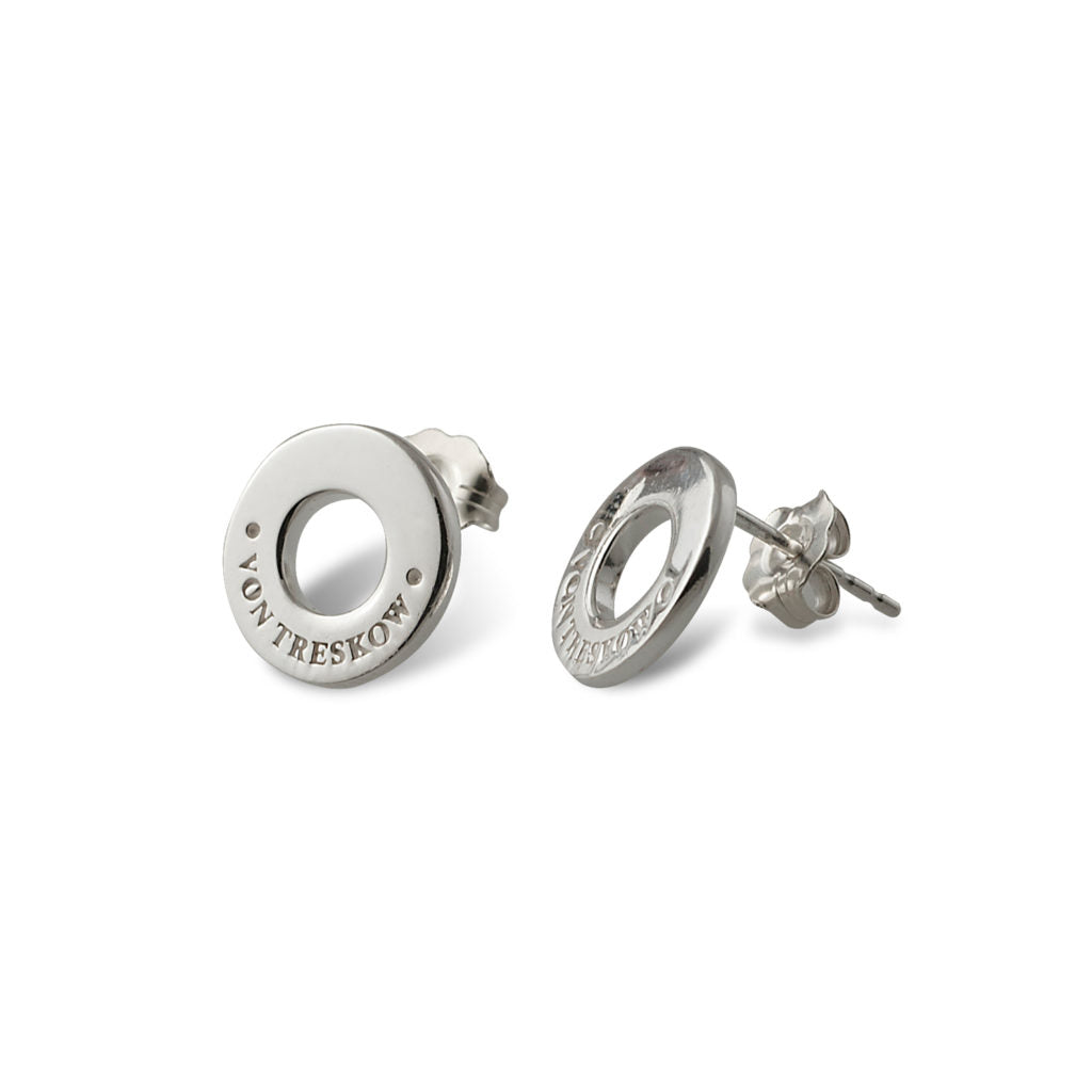 Von Treskow - Disc Studs Silver