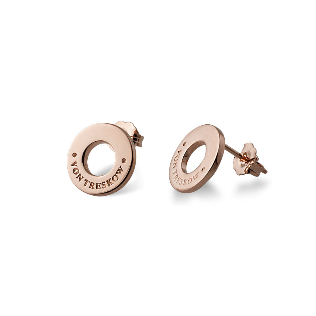 Von Treskow - Disc Studs Rose