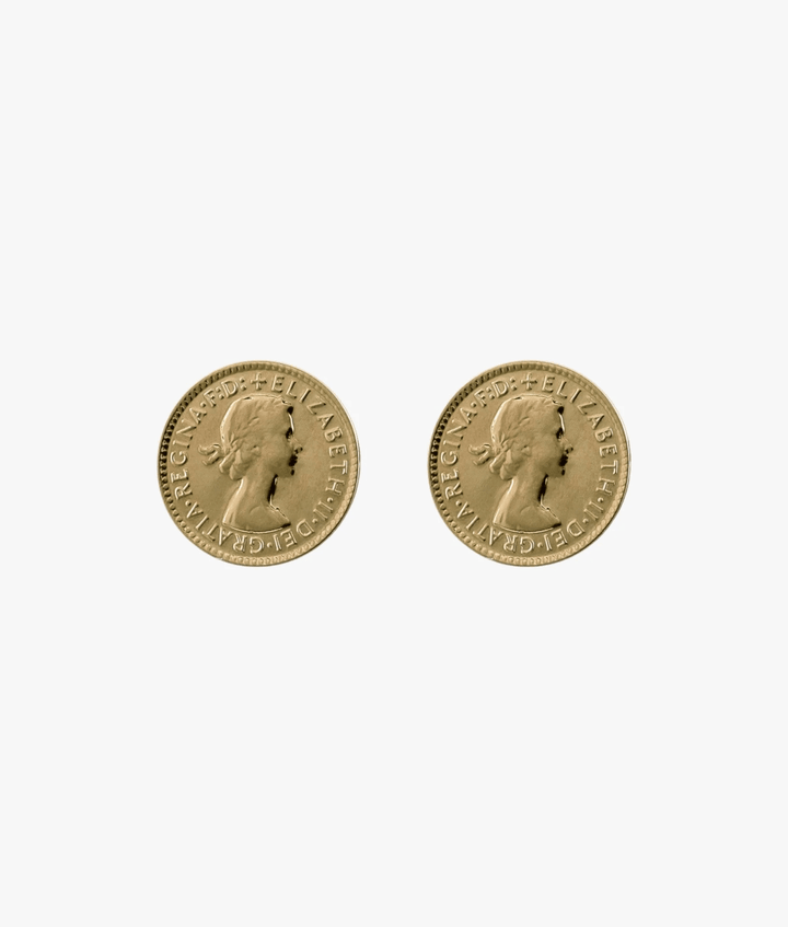 Von Treskow - Threepence Studs Gold