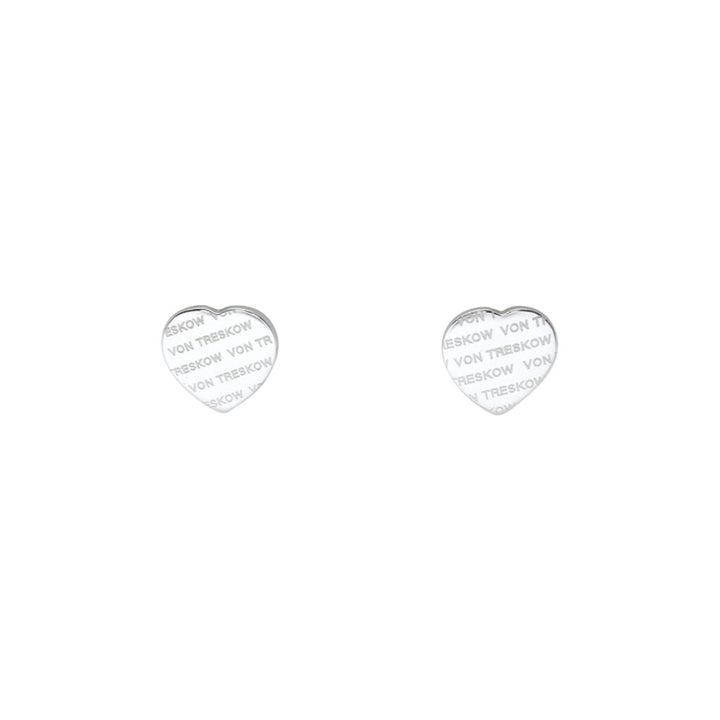 Von Treskow - Liebe Heart Studs Silver