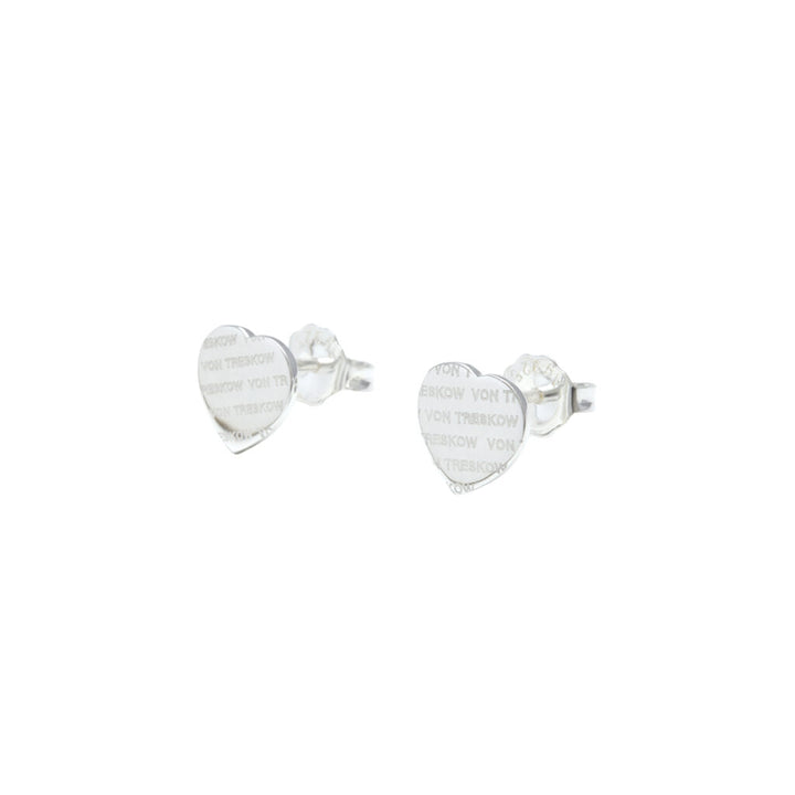 Von Treskow - Liebe Heart Studs Silver