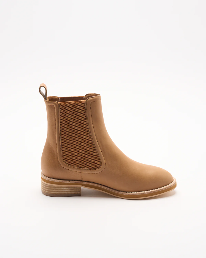 Walnut Melbourne - Cora Leather Boot Tan