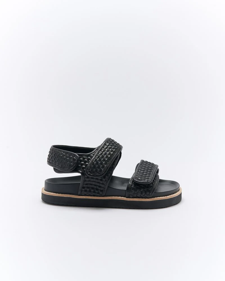 Walnut Melbourne - Payo Sandal Black