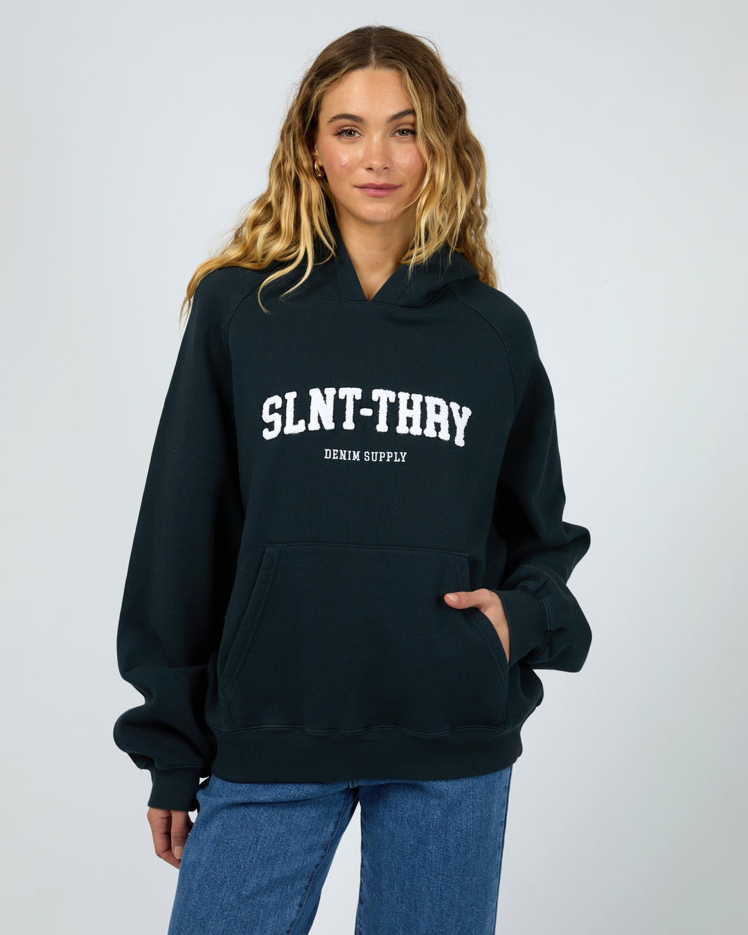 Silent Theory - Focus Hoodie Navy