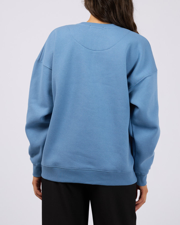 All About Eve - New York Oversized Crew Blue