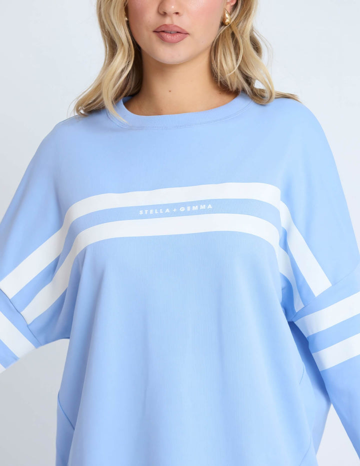 Stella + Gemma - Newport Sweat Cornflower