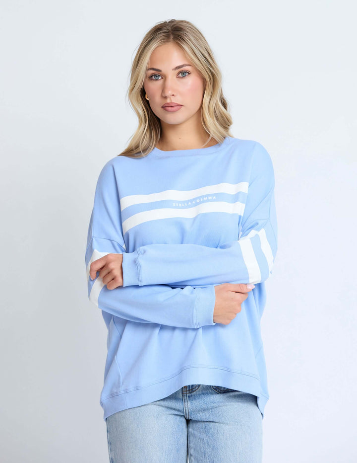 Stella + Gemma - Newport Sweat Cornflower