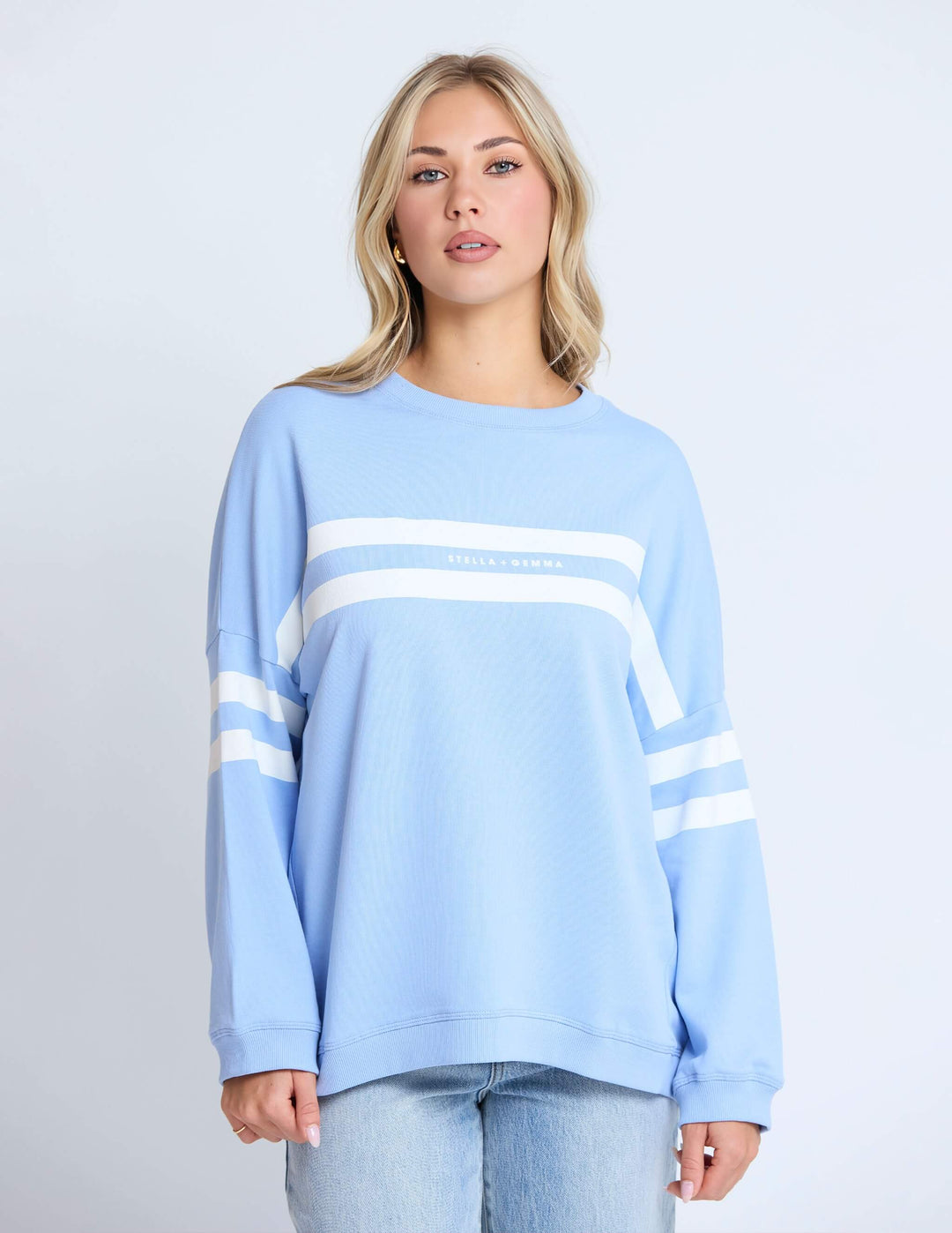 Stella + Gemma - Newport Sweat Cornflower