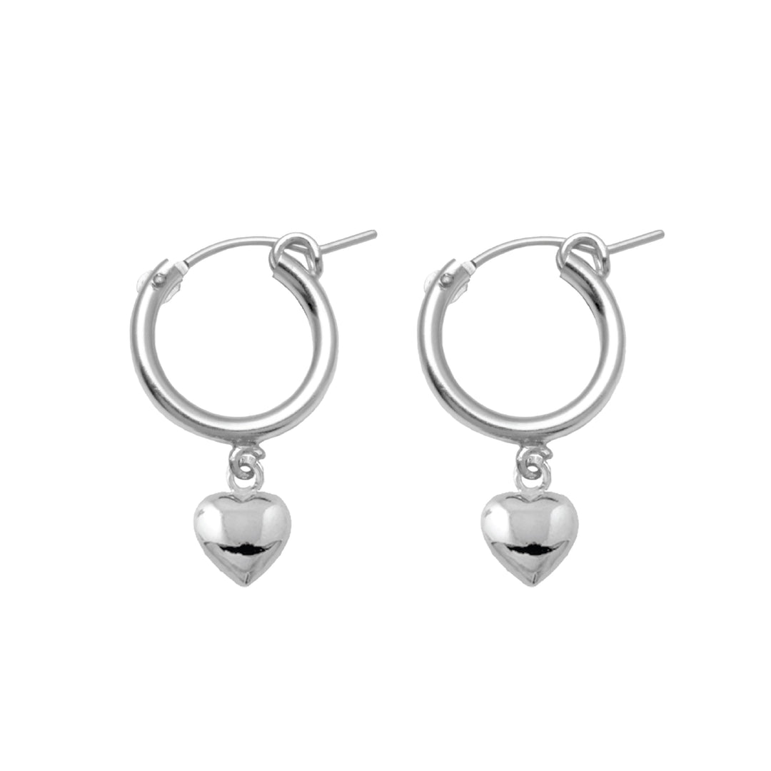 Von Treskow - Lever Hoop Earrings Silver